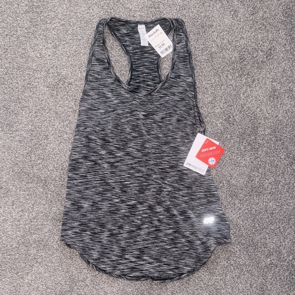 Marika Black Heather Women's Workout Racerback Tank Top - Picture 1 of 3